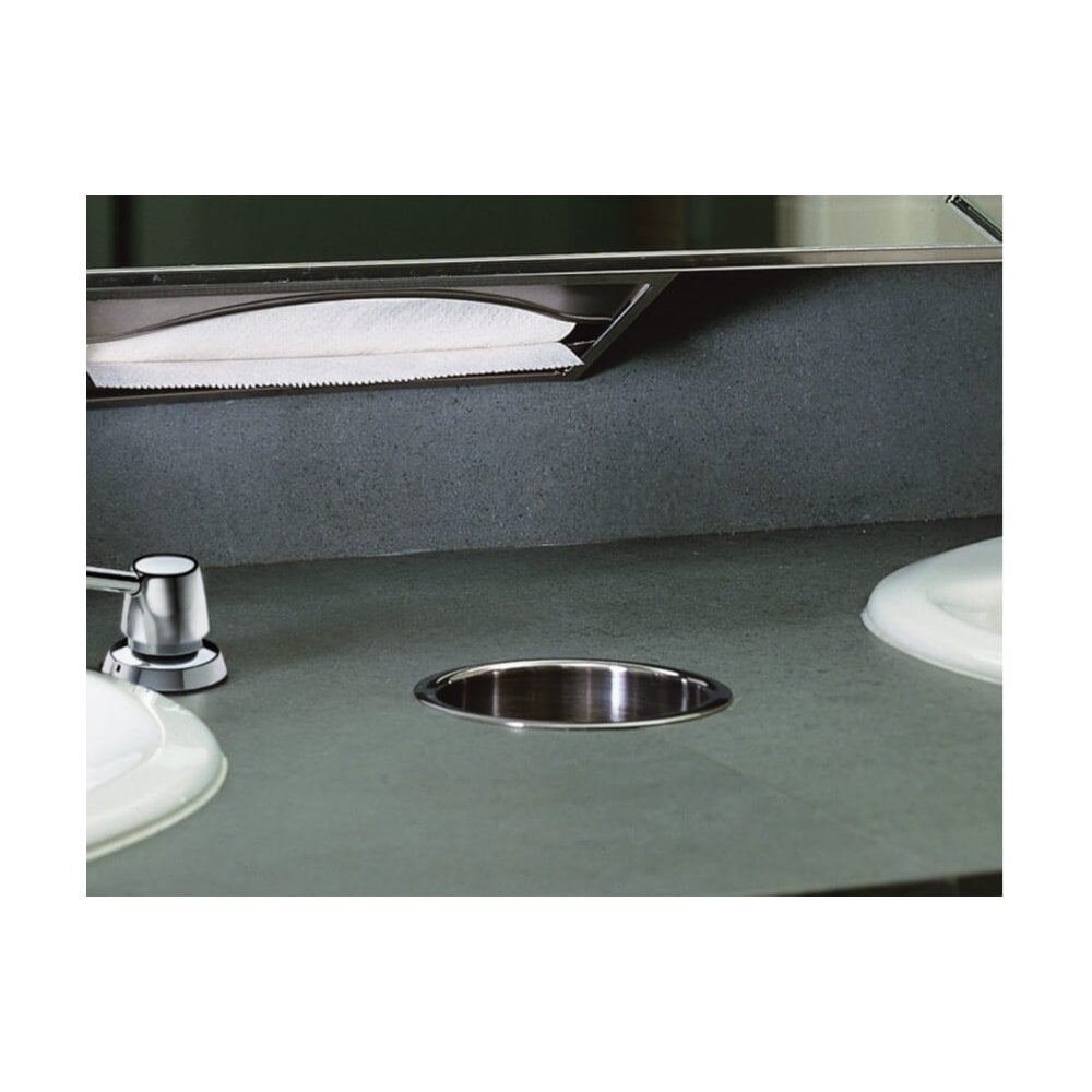 Bobrick B-529 Circular Countertop Waste Chute Bright Polished ...