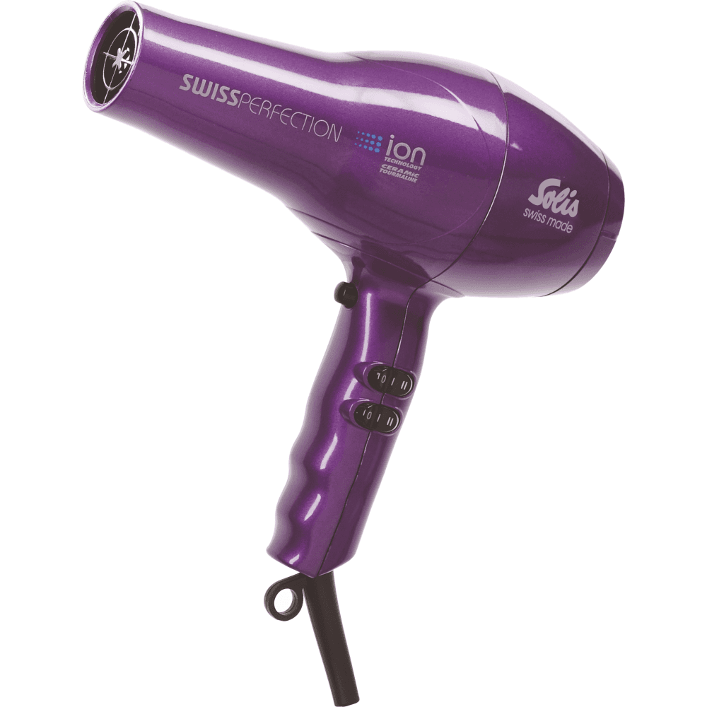 Solis Swiss Perfection Ionic 2300W Hairdryer Violet purple ...