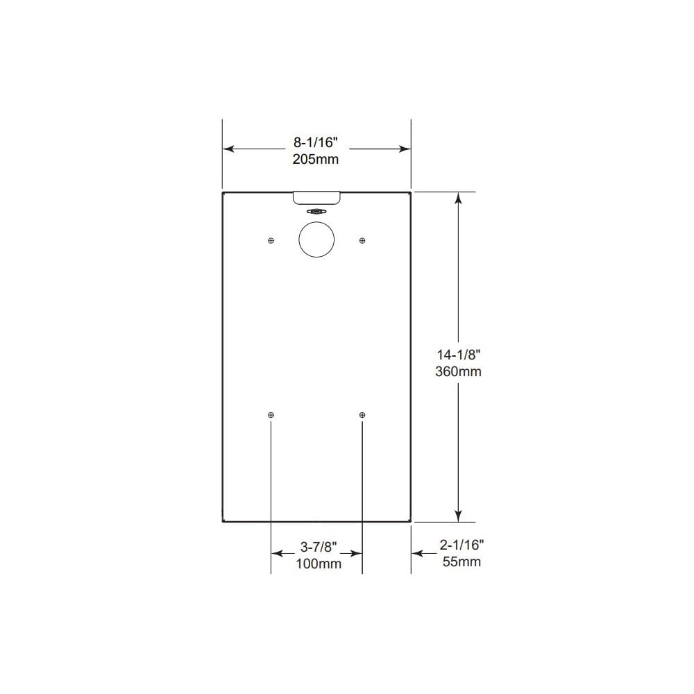 Bobrick B-35139 TrimLineSeries Sanitary Disposal Unit B-35139.MBLK ...