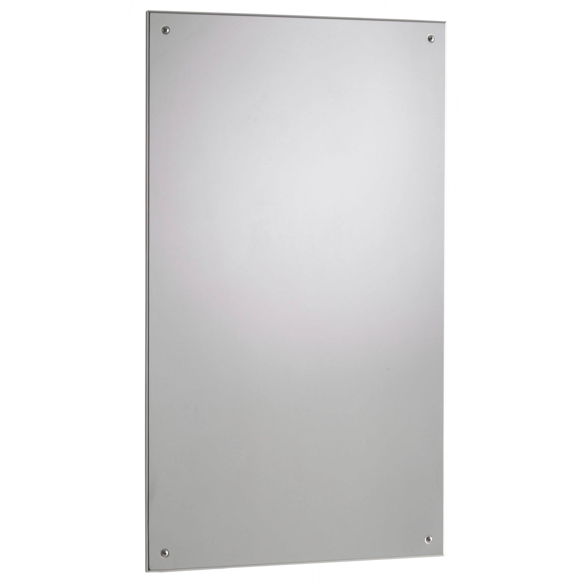 Bobrick B-1556_1830 Frameless Polished Stainless Steel Mirror 445x749 ...