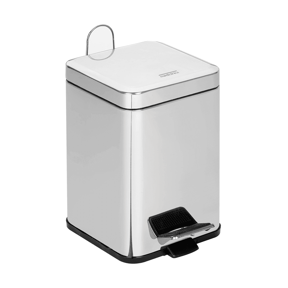 Mediclinics Pedal Operated 12L Square Bin PP1214 PP1214C PP1214CS