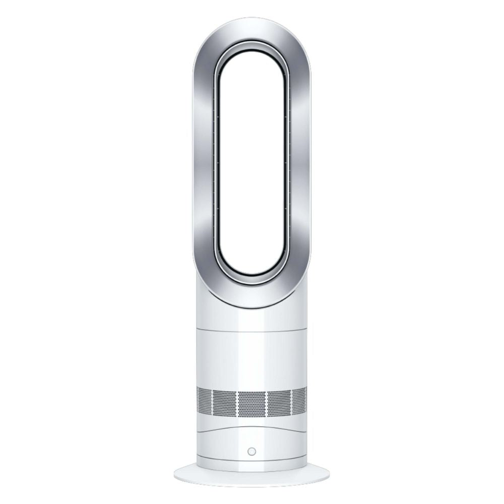 Dyson Hot+Cool™ Jet Focus AM09 fan heater in white/nickel