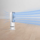 Dyson Hot+Cool™ Jet Focus AM09 fan heater in white/nickel