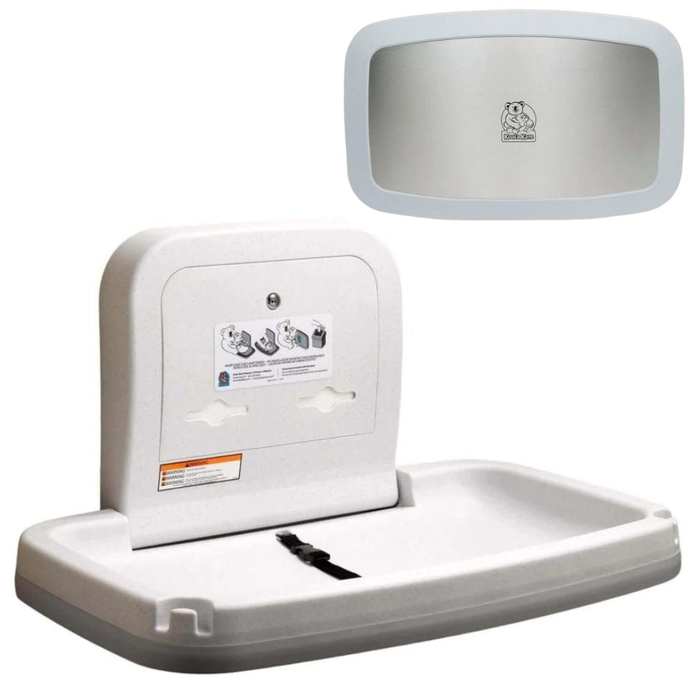 Koala Kare KB200 SS Horizontal Wall Mounted Baby Changing Table Intelligent Hand Dryers