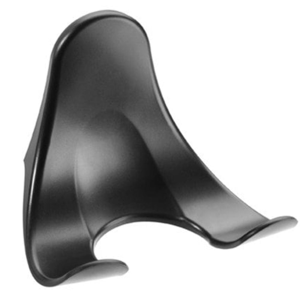 Staffa in plastica per supporto da parete per asciugacapelli Valera - Nera SDRBR9