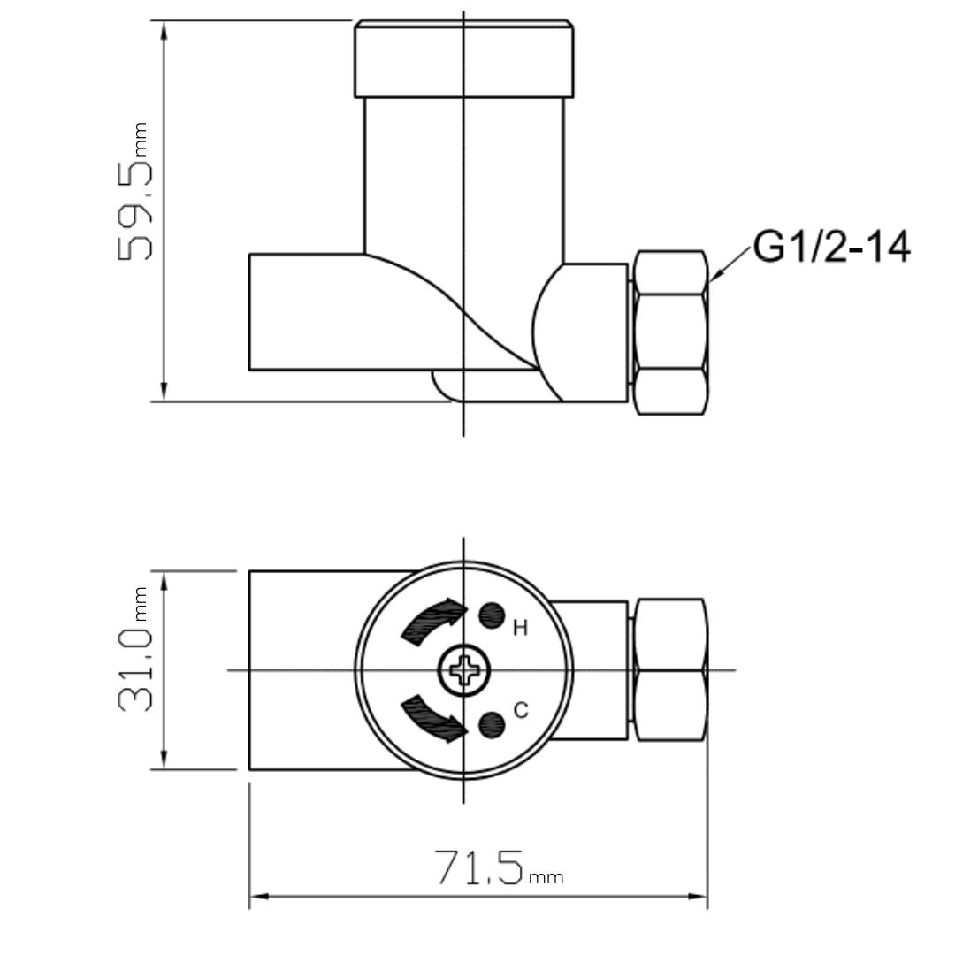 Prestige Thermostatic Mixing Valve for Sensor Taps